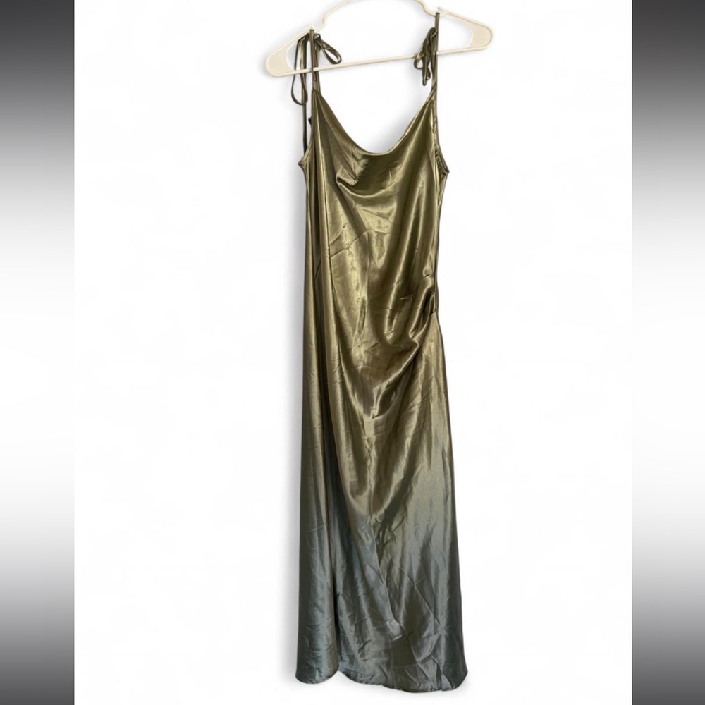 Cinderella Divine Sage Satin Dress